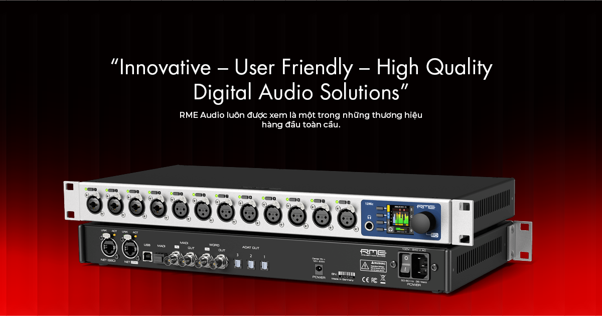triết lý phát triển RME Audio