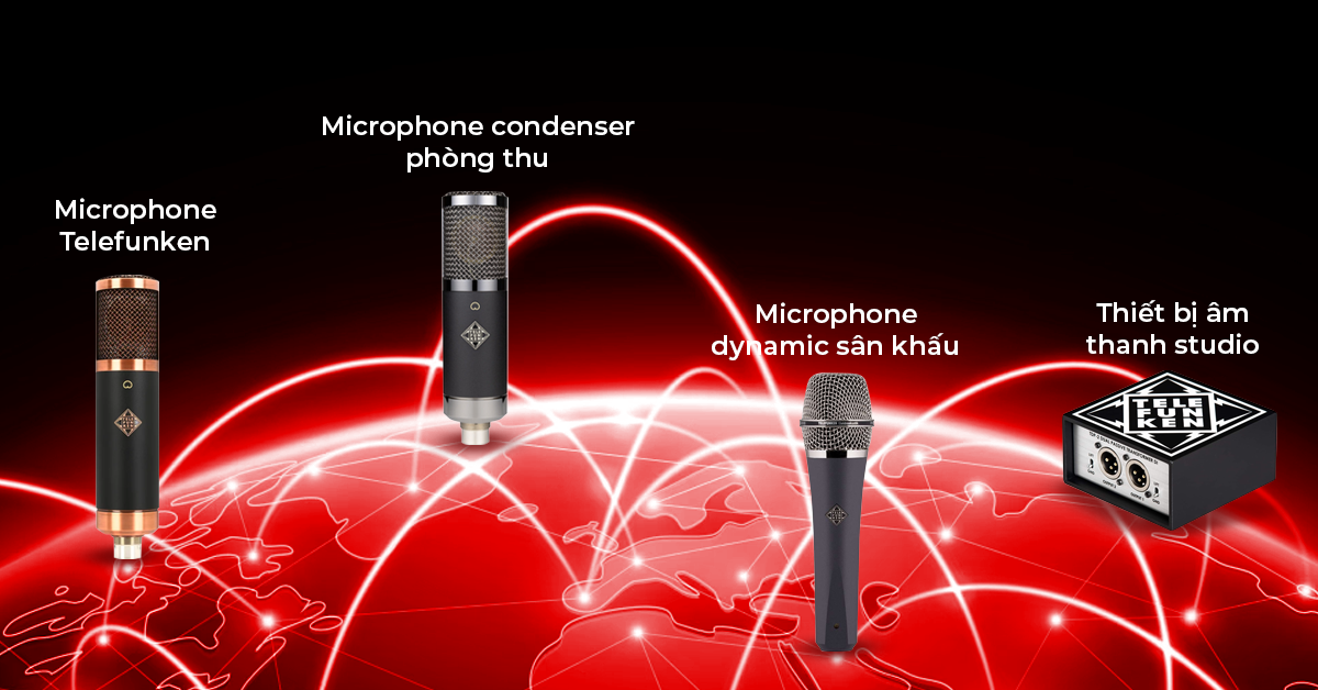 Telefunken nổi tiếng toàn cầu với các dòng sản phẩm âm thanh cao cấp